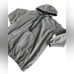 Grey Denim Shein Hoodie Women’s Size XS